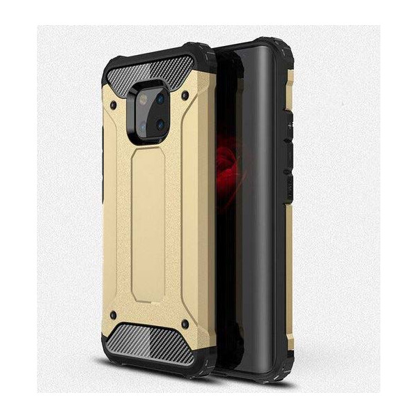 

Бронированный противоударный TPU+PC чехол Immortal для Huawei Mate 20 Pro (Золотой) (663332)