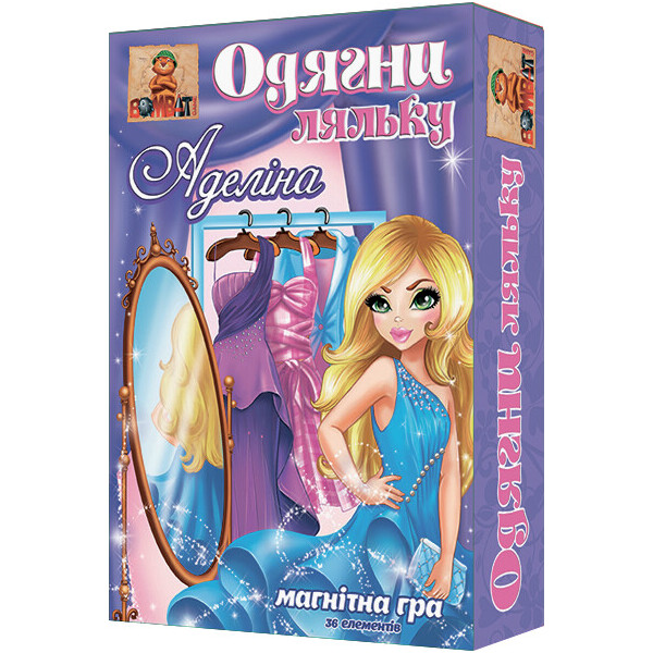 

Игра На Магнитах «Одень Куклу. Аделина» 800132