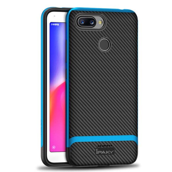 

Чехол iPaky TPU+PC для Xiaomi Redmi 6A (Черный / Синий) (622043)