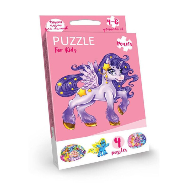 

Развивающие пазлы "Puzzle For Kids" PFK-05-12 (Единорожек)