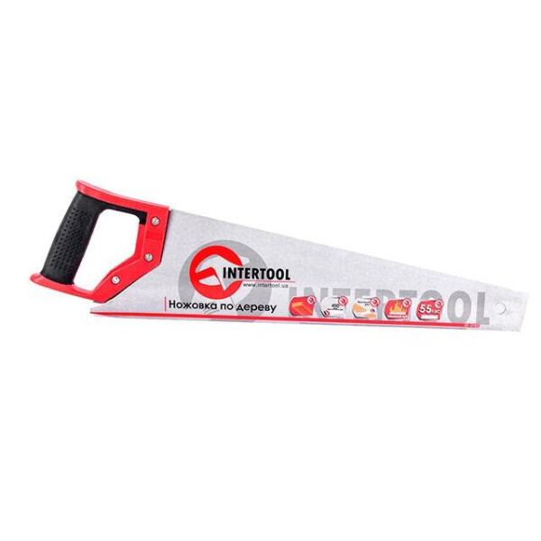 

Ножовка По Дереву С Каленым Зубом 450Мм, 55 Hrc Intertool Ht-3102