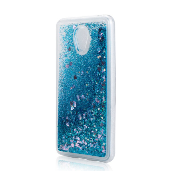 

TPU чехол Liquid hearts для Meizu M6 Note (Бирюзовый) (586840)
