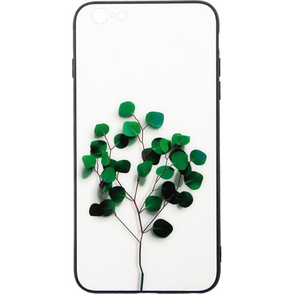 

Чехол-накладка TOTO Tempered Glass Phone Case Fashionable для Apple iPhone 6 Plus/6S Plus Tree of Life White