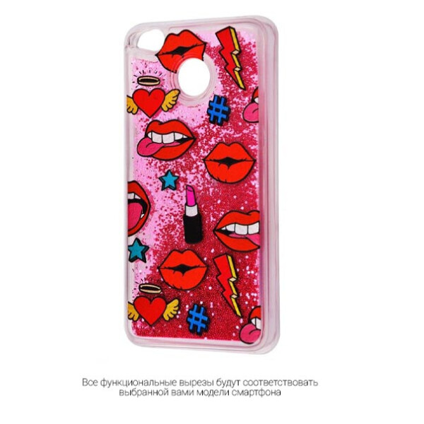 

TPU+PC чехол Liquid (glitter) для Samsung J330 Galaxy J3 (2017) ((1.) Beauty) (580280)
