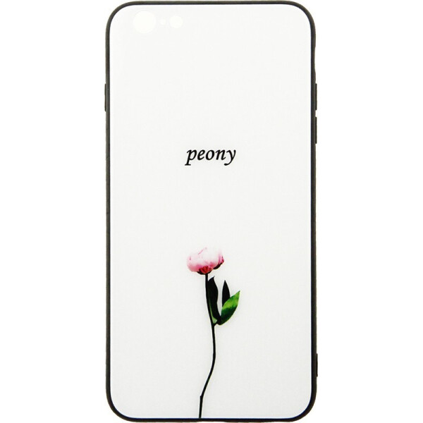 

Чехол-накладка TOTO Tempered Glass Phone Case Fashionable для Apple iPhone 6 Plus/6S Plus Peon on White