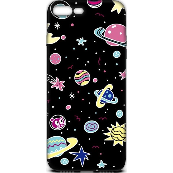 

Чехол-накладка TOTO Cartoon Soft Silicone TPU Case Apple iPhone 7 Plus/8 Plus Space Planets Black
