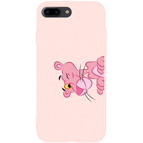 

Чехол-накладка TOTO Matt Tpu 2mm Print Case Apple iPhone 7 Plus/8 Plus #54 Pink Pantera Sand pink