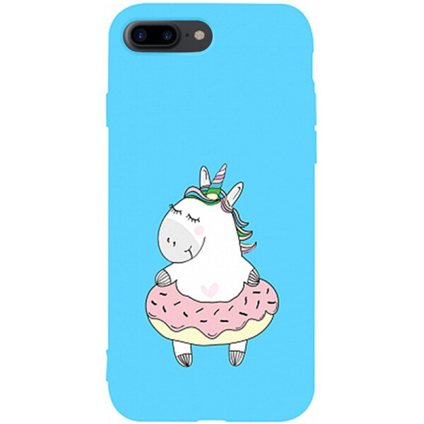 

Чехол-накладка TOTO Matt Tpu 2mm Print Case Apple iPhone 7 Plus/8 Plus #3 Unicorn Donut Sky Blue