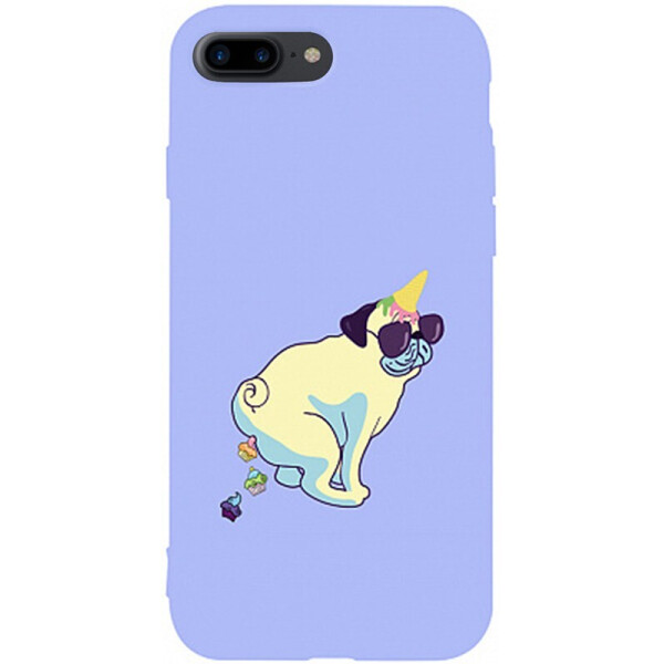 

Чехол-накладка TOTO Matt Tpu 2mm Print Case Apple iPhone 7 Plus/8 Plus #77 Kakedog Light Purple