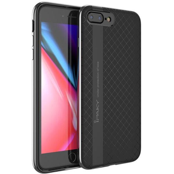 

Чехол-накладка Ipaky Bumblebee Series/PC Frame With TPU Case для Apple iPhone 7 Plus/8 Plus Black