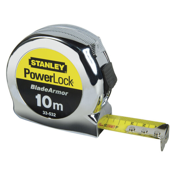 

Рулетка 10М Х 25Мм "micro Powerlock" Армированная Лента Stanley 0-33-532
