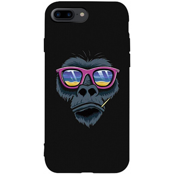 

Чехол-накладка TOTO Matt Tpu 2mm Print Case Apple iPhone 7 Plus/8 Plus #67 Monkey Glass Black