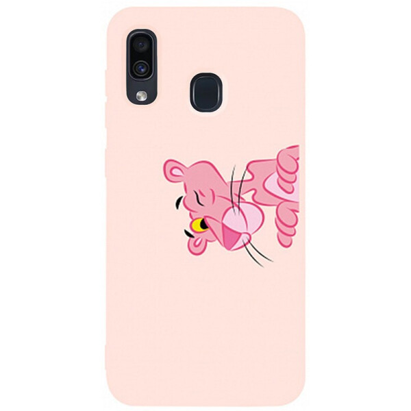 

Чехол-накладка TOTO Matt Tpu 2mm Print Case Samsung Galaxy A20/A30 #54 Pink Pantera Sand pink