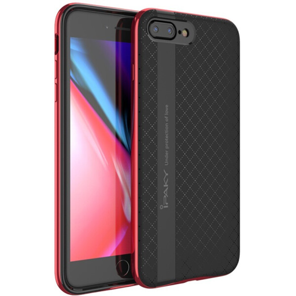 

Чехол-накладка Ipaky Bumblebee Series/PC Frame With TPU Case для Apple iPhone 7 Plus/8 Plus Red