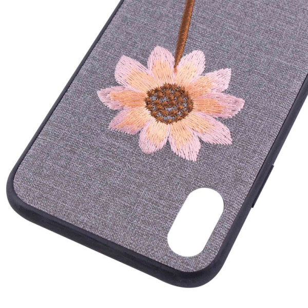 

TPU чехол с вышивкой для Apple iPhone X (5.8) / XS (5.8) (Цветок) (533776)