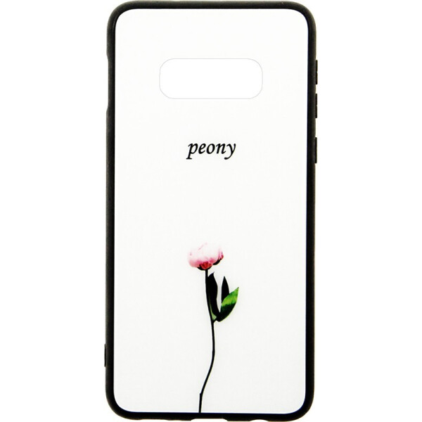 

Чехол-накладка TOTO Tempered Glass Phone Case Fashionable для Samsung Galaxy S10E Peon on White