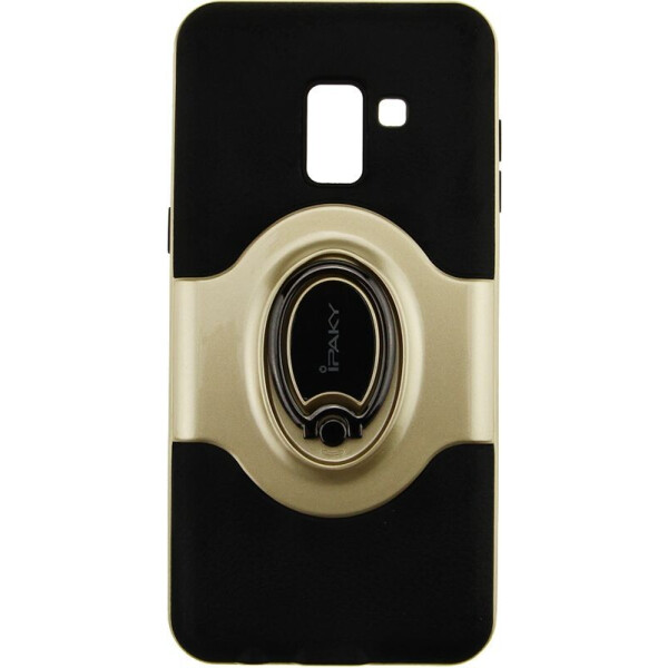 

Чехол-накладка Ipaky 360° Free Rotation Ring Holder case Samsung Galaxy A8 Plus A730F Gold
