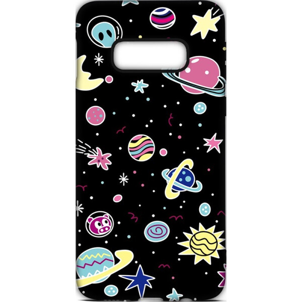 

Чехол-накладка TOTO Cartoon Soft Silicone TPU Case Samsung Galaxy S10e Space Planets Black