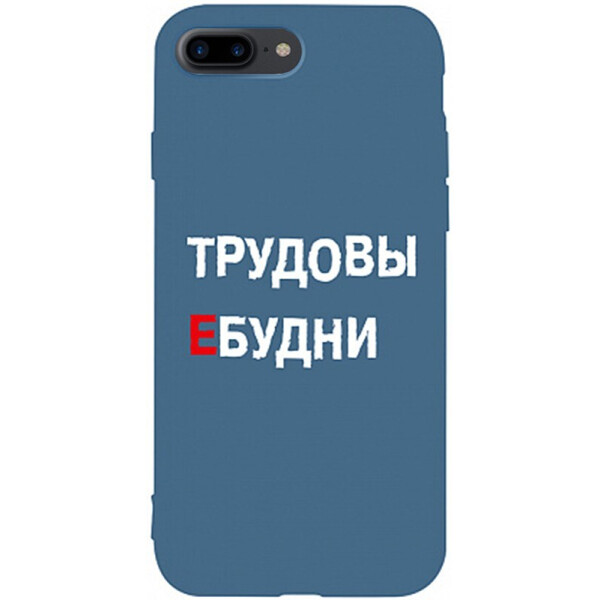 

Чехол-накладка TOTO Matt Tpu 2mm Print Case Apple iPhone 7 Plus/8 Plus #78 Budni Navy Blue
