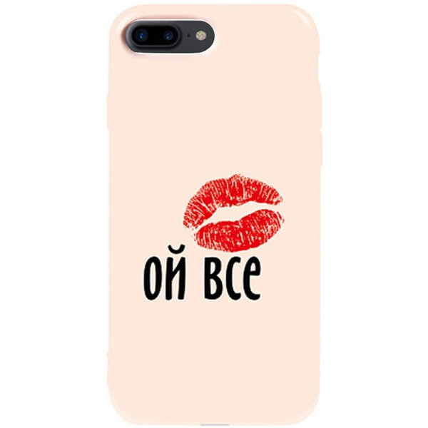 

Чехол-накладка TOTO Pure Tpu 2mm Print Case Apple iPhone 7 Plus/8 Plus #52 Oyvse Sand pink