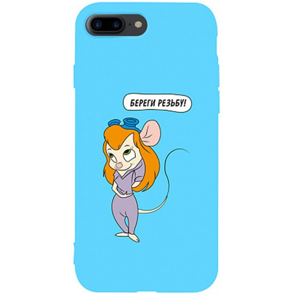 

Чехол-накладка TOTO Matt Tpu 2mm Print Case Apple iPhone 7 Plus/8 Plus #72 Rezba Sky Blue