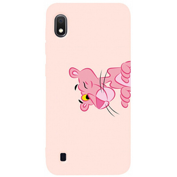 

Чехол-накладка TOTO Matt Tpu 2mm Print Case Samsung Galaxy A10 #54 Pink Pantera Sand pink