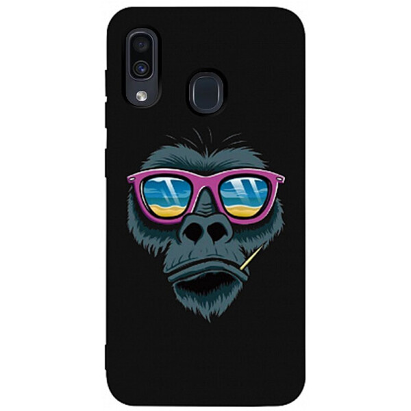 

Чехол-накладка TOTO Matt Tpu 2mm Print Case Samsung Galaxy A20/A30 #67 Monkey Glass Black