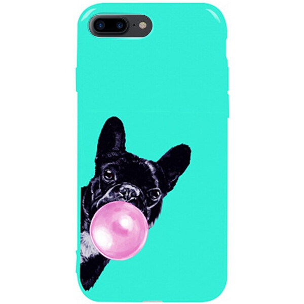 

Чехол-накладка TOTO Pure Tpu 2mm Print Case Apple iPhone 7 Plus/8 Plus #75 Bubbledog Mint
