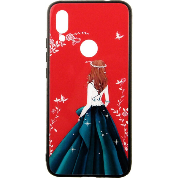

Чехол-накладка TOTO Tempered Glass Phone Case Fashionable для Xiaomi Redmi 7 Green Dress Girl