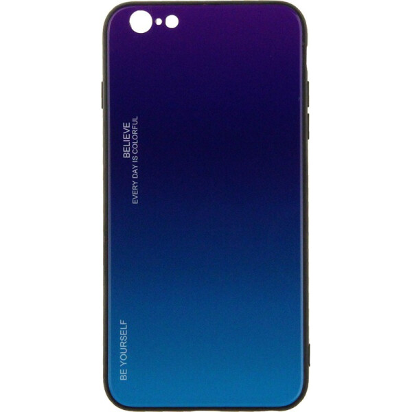 

Чехол-накладка TOTO Tempered Glass Phone Case Gradient для Apple iPhone 6 Plus/6S Plus Purple