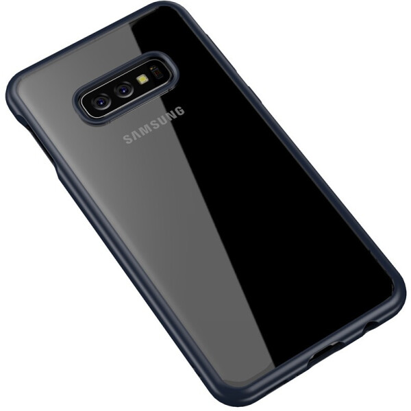 

Чехол-накладка Ipaky Bright Series/TPU frame With Clear PC Case для Samsung Galaxy S10e Blue
