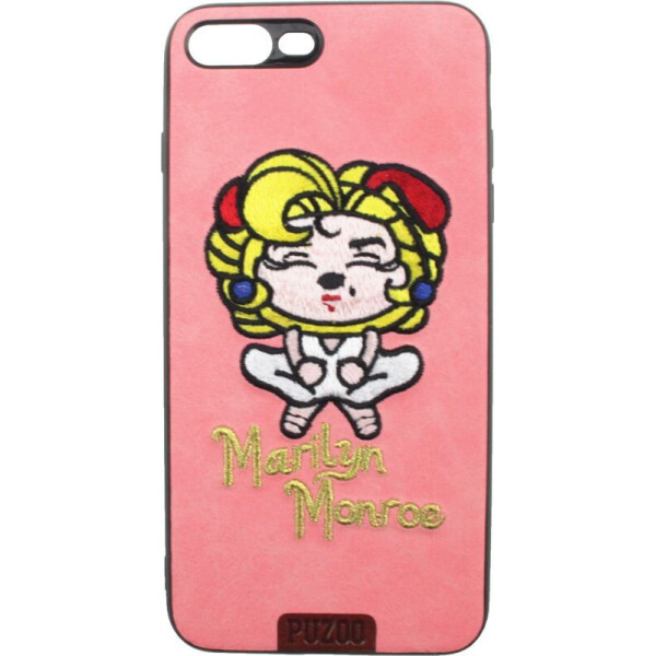 

Чехол-накладка PUZOO TPU plusTPU with stitchwork craft Star show iPhone 7/8 Plus Pink Monroo