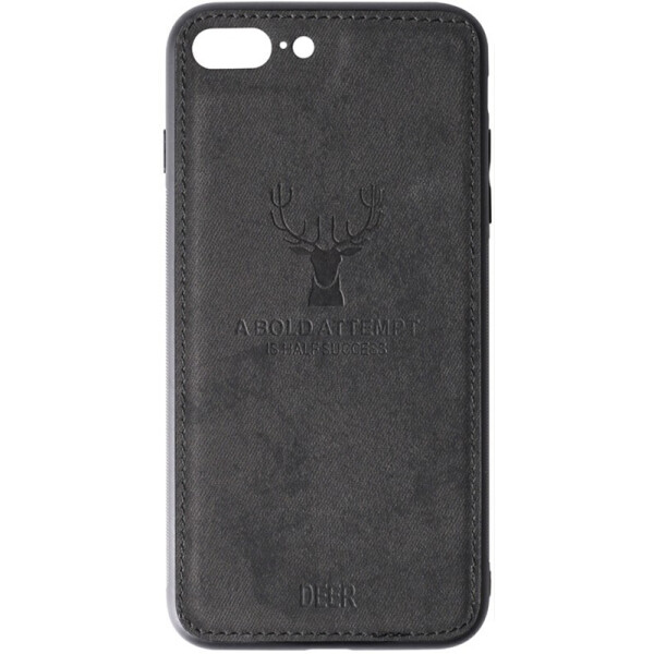 

Чехол-накладка TOTO Deer Shell With Leather Effect Case для Apple iPhone 7 plus/8 plus Black