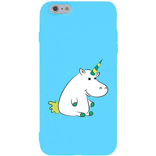 

Чехол-накладка TOTO Matt Tpu 2mm Print Case Apple iPhone 6/6s #1 Unicorn Circle Sky Blue