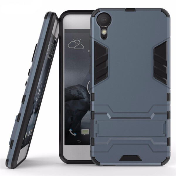 

Ударопрочный чехол-подставка Transformer для HTC Desire 10 Lifestyle с мощной защитой корпуса (Металл / Gun Metal) (424793)