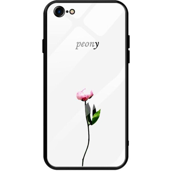 

Чехол-накладка TOTO Tempered Glass Phone Case Fashionable для Apple iPhone 7/8 Peon on White