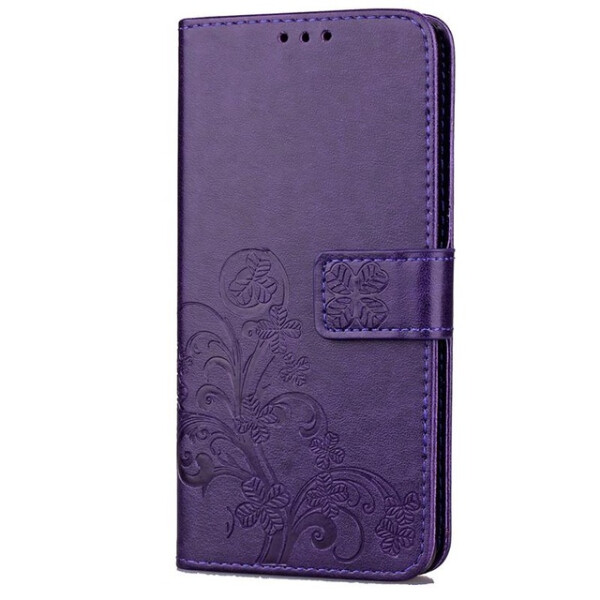 

Кожаный чехол (книжка) Four-leaf Clover с визитницей для Samsung J730 Galaxy J7 (2017) (Фиолетовый) (406654)