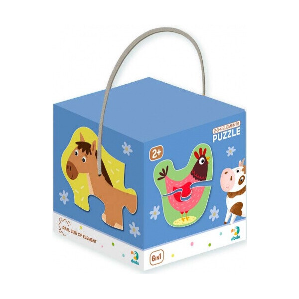 

Пазл Dodo 2-3-4 Элемента Домашние Животные 300152