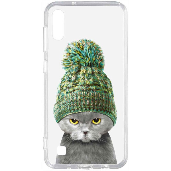 

Чехол-накладка TOTO Acrylic+Tpu Print Case Samsung Galaxy A10 #7 Cat In Hat Transparent