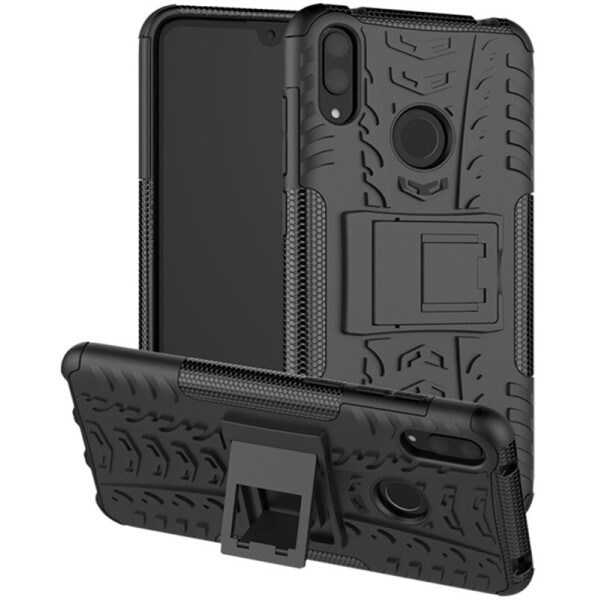 

Чехол-накладка TOTO Dazzle kickstand 2 in 1 phone case для Huawei Y7 Pro 2019/Enjoy 9 Black
