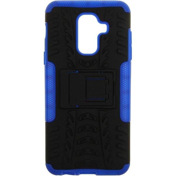 

Чехол-накладка TOTO Dazzle kickstand 2 in 1 phone case для Samsung Galaxy A6 Plus 2018 Blue