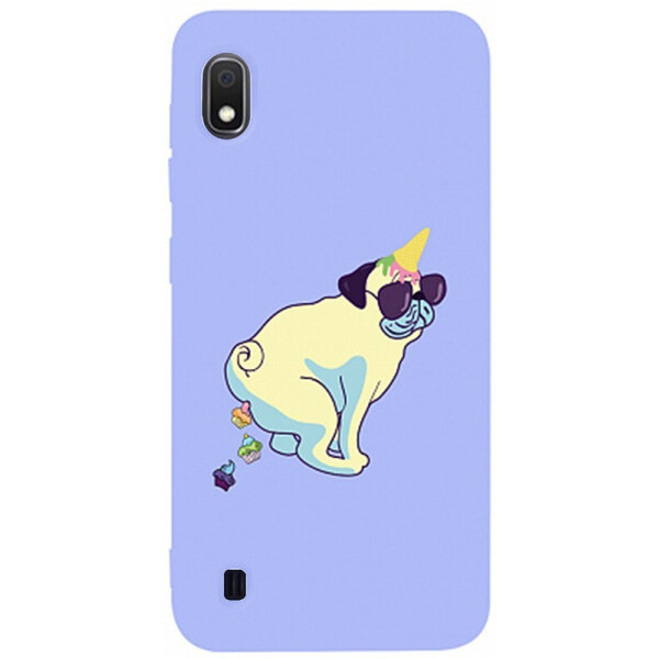 

Чехол-накладка TOTO Matt Tpu 2mm Print Case Samsung Galaxy A10 #77 Kakedog Light Purple