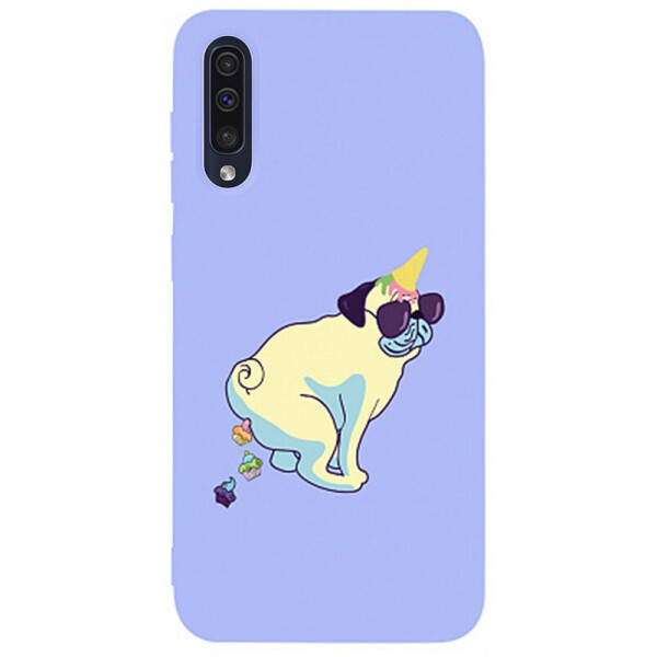 

Чехол-накладка TOTO Matt Tpu 2mm Print Case Samsung Galaxy A50 #77 Kakedog Light Purple