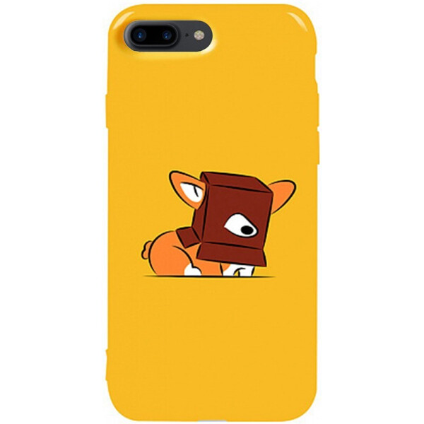 

Чехол-накладка TOTO Pure Tpu 2mm Print Case Apple iPhone 7 Plus/8 Plus #31 Korgi Yellow
