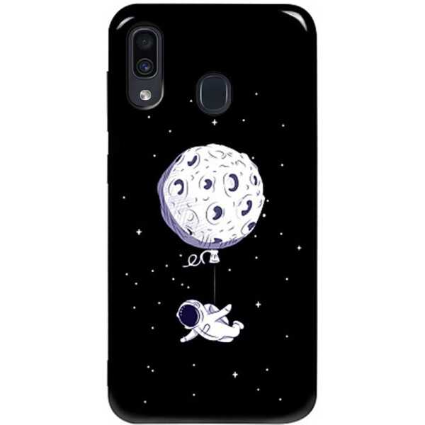 

Чехол-накладка TOTO Pure Tpu 2mm Print Case Samsung Galaxy A20/A30 #47 Space Moon Black