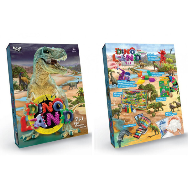 

Набор креативного творчества "Dino Land 7 в 1" укр. DL-01-01U