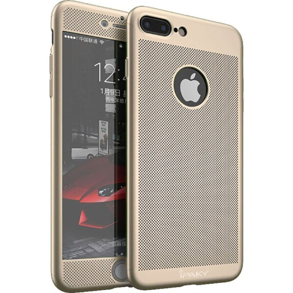 

Чехол-накладка Ipaky 360 Mesh PC Heat Dissipation cover case 3 in 1 iPhone 7 Plus Gold