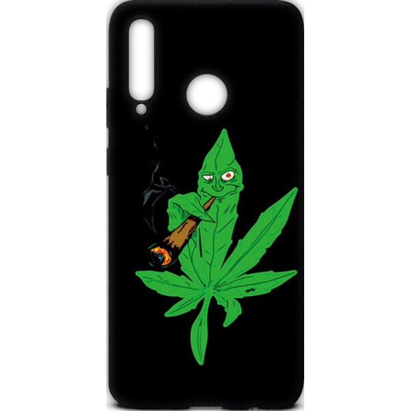 

Чехол-накладка TOTO Cartoon Soft Silicone TPU Case Huawei P Smart+ 2019 Cannabis Black