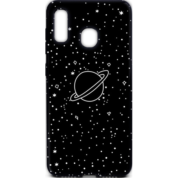 

Чехол-накладка TOTO Cartoon Soft Silicone TPU Case Samsung Galaxy A20/A30 Saturn Black