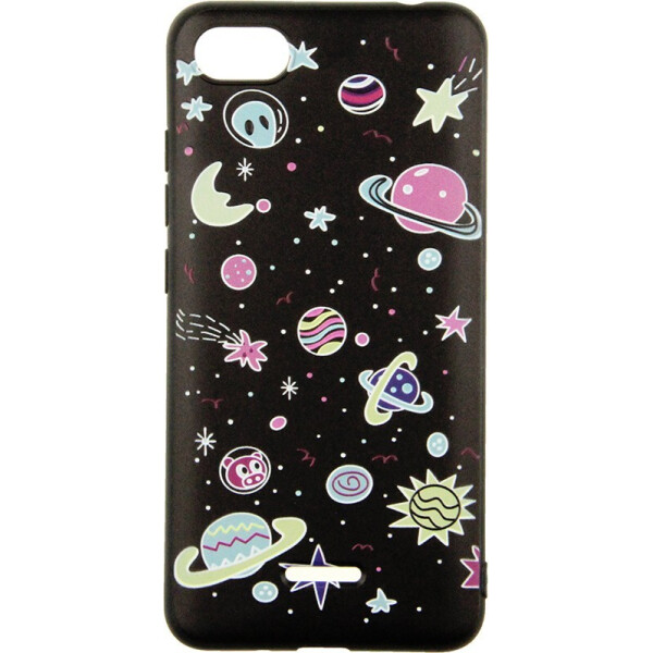

Чехол-накладка TOTO Cartoon Soft Silicone TPU Case Xiaomi Redmi 6A Space Planets Black